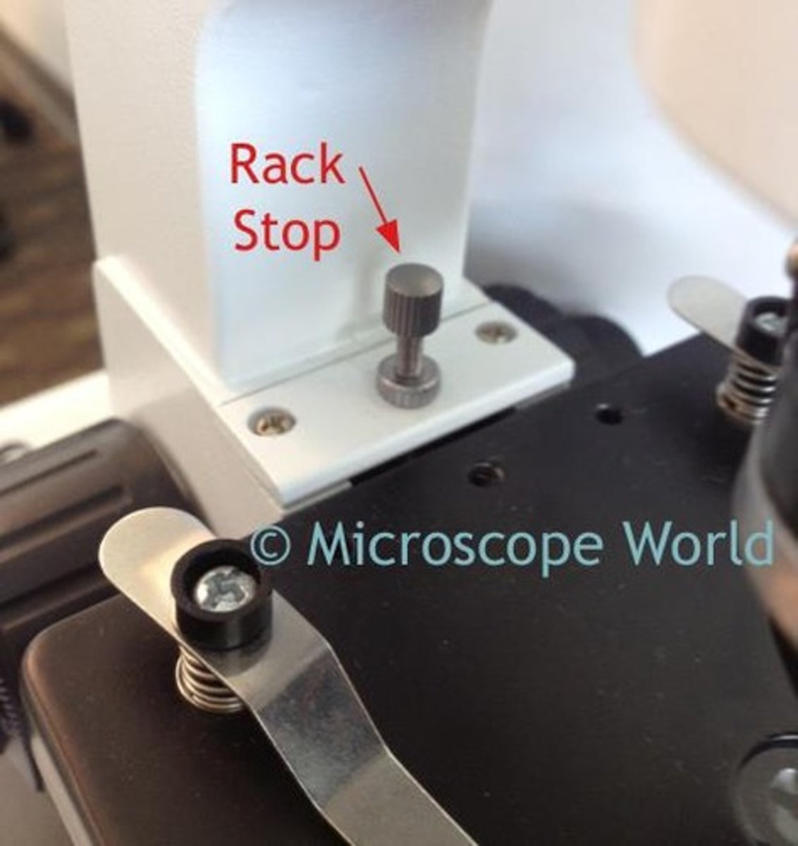 <p>To control how far the stage can move, preventing damage to the specimen.</p>