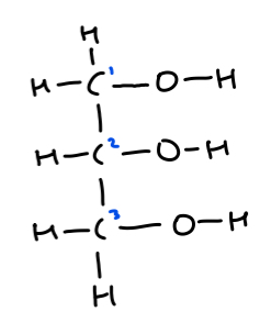 <p>Propane -1,2,3 triol</p>