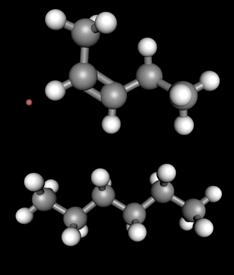 Alkanes, alkenes, alkynes are nonpolar and rely only on weak London dispersion forces
