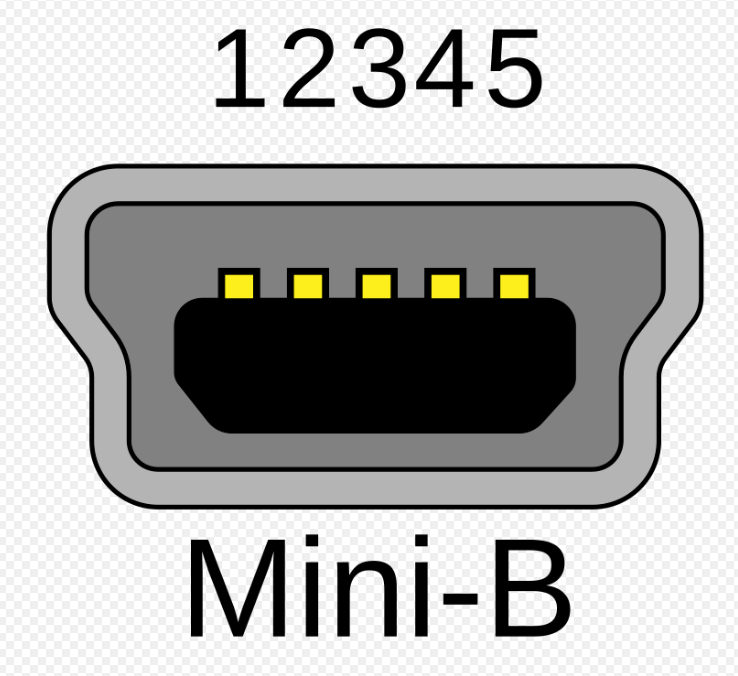 <p>USB Mini B 1.1 - 2.0</p>