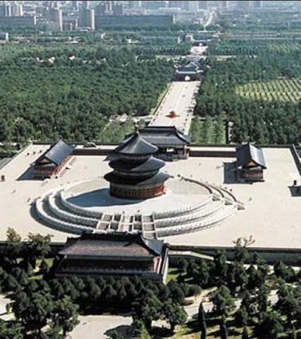 <p>in its overall layout and that of its individual buildings, it symbolizes the relationship between earth and heaven and also the special role played by the emperors within that relationship</p><p>most complete existing imperial sacrificial building complex in China</p><p>world’s largest existing building complex for offering sacrifice to heaven</p>