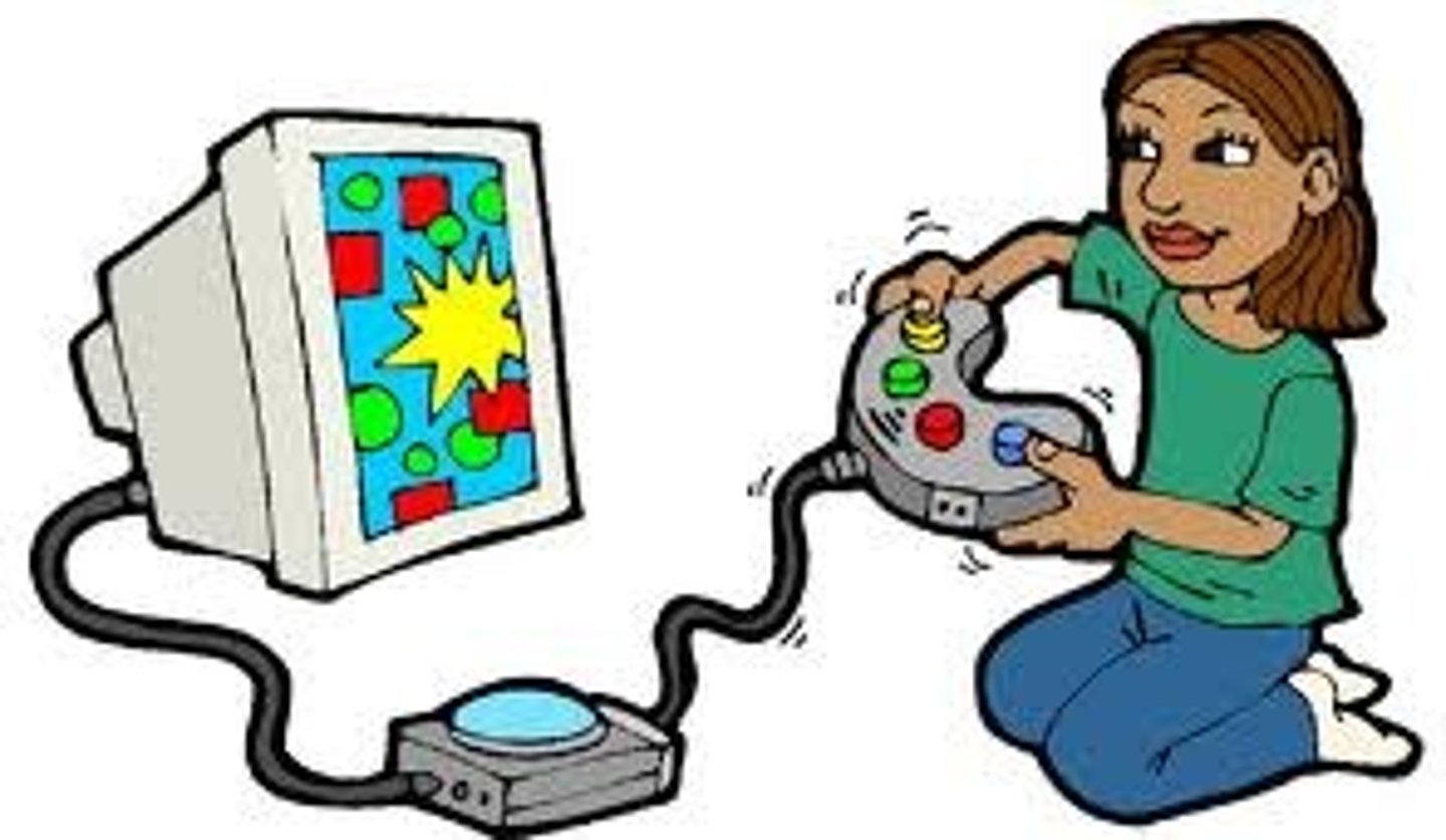 <p>los videojuegos</p>