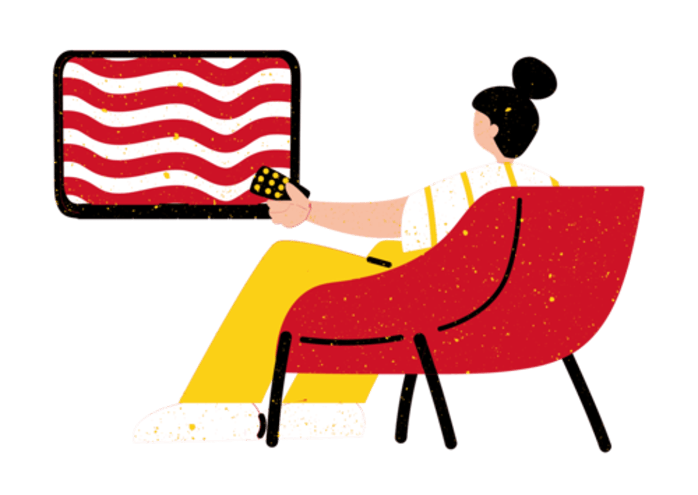 <p>ads that appear on television or radio</p>