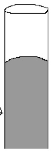 <p>The attraction of molecules to other molecules of the same kind. An example of a concave down meniscus created due to _____ is shown in the picture.</p>