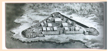 What does this image suggest about the difficulties faced by the firsts colonists?