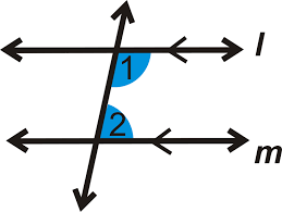 <p>Interior angles on the same side of a transversal that sum to 180°</p>