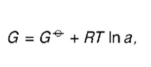 <p>how does this equation become -RTlnK at equilibrium?</p>