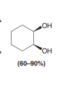 <p>Gives the same OH and OH over the alkene. KMnO4 is a strong oxidizing agent and can cause further oxidation of the diol so OsO4 is used more often</p><p></p>