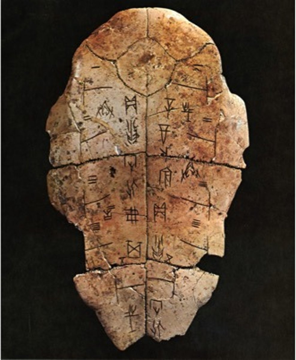 <p>The earliest known Chinese writing is found on these from ritual activity of the Shang period.</p>