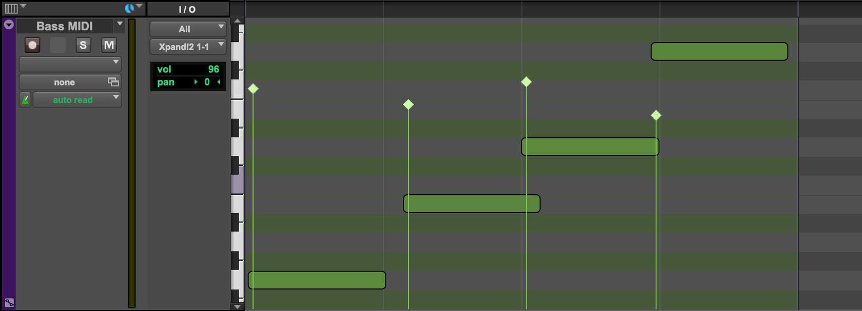 <p>Refer to the Image: The Bass MIDI track is in ________________ view.</p>