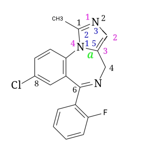 <p class="has-focus">triazolobenzodiazepina <strong>krótko działa</strong></p><p>wiąże się z receptorem benzodiazepinowym będącym częścią receptora GABA-A, nasila działanie GABA (głównego neuroprzekaźnika hamującego w OUN) zwiększenie częstości otwierania kanałów chlorkowych (Cl⁻)</p><p class="has-focus is-empty">hiperpolaryzacja neuronu</p><p class="has-focus is-empty">zmniejszenie pobudliwości neuronów</p><p class="has-focus is-empty">o działaniu głównie <strong>nasennym, </strong>przeciwlękowe, uspokajające</p>