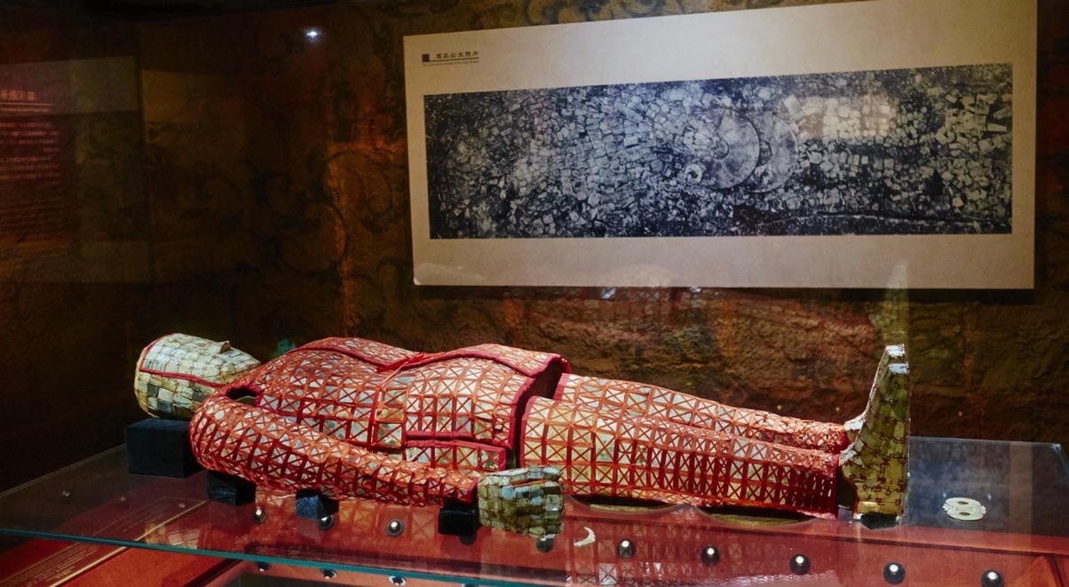 <p>important because it reflected the Han Dynasty belief in the preservation of the body for immortality. Made of over 2,000 jade plaques sewn together with gold thread, the suit demonstrated the wealth and status of the Nanyue king while also showcasing advanced craftsmanship. It also provided insight into the cultural and political connections between the Nanyue Kingdom and the Han Dynasty, as jade burial suits were typically reserved for Han elites.</p>