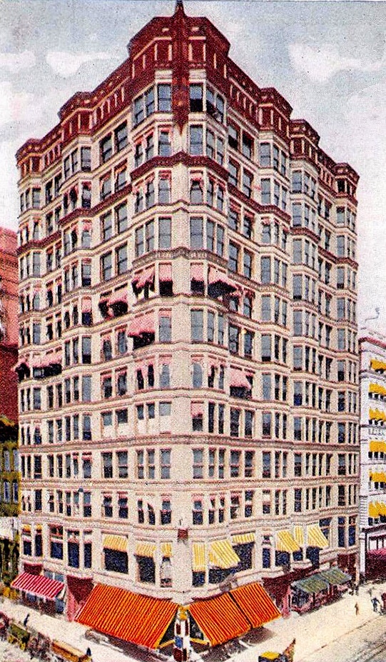 <p><span style="background-color: transparent;"><span>Los contemporáneos de Jenney tienen mayores ambiciones artísticas y se esfuerzan por eliminar algunas referencias históricas pero no son tan coherentes respecto de la invención estructural. Ej: Tacoma Building (utilizando una estructura mixta.) </span></span></p><p></p>