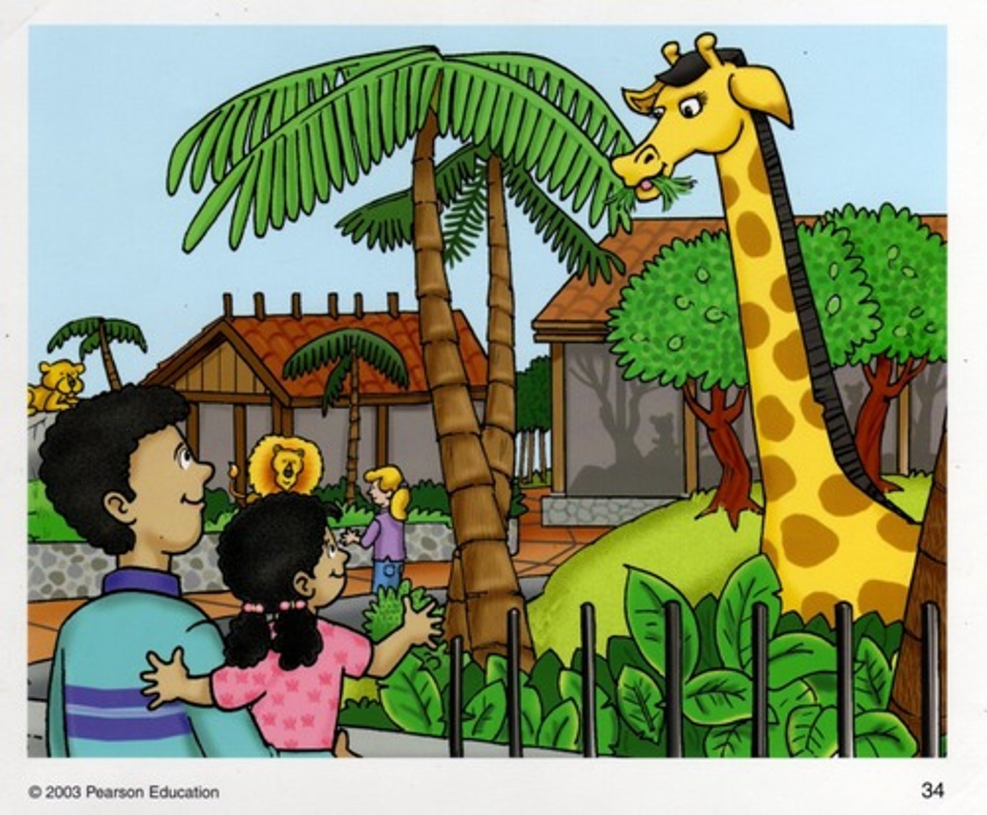 <p>they see animals</p>