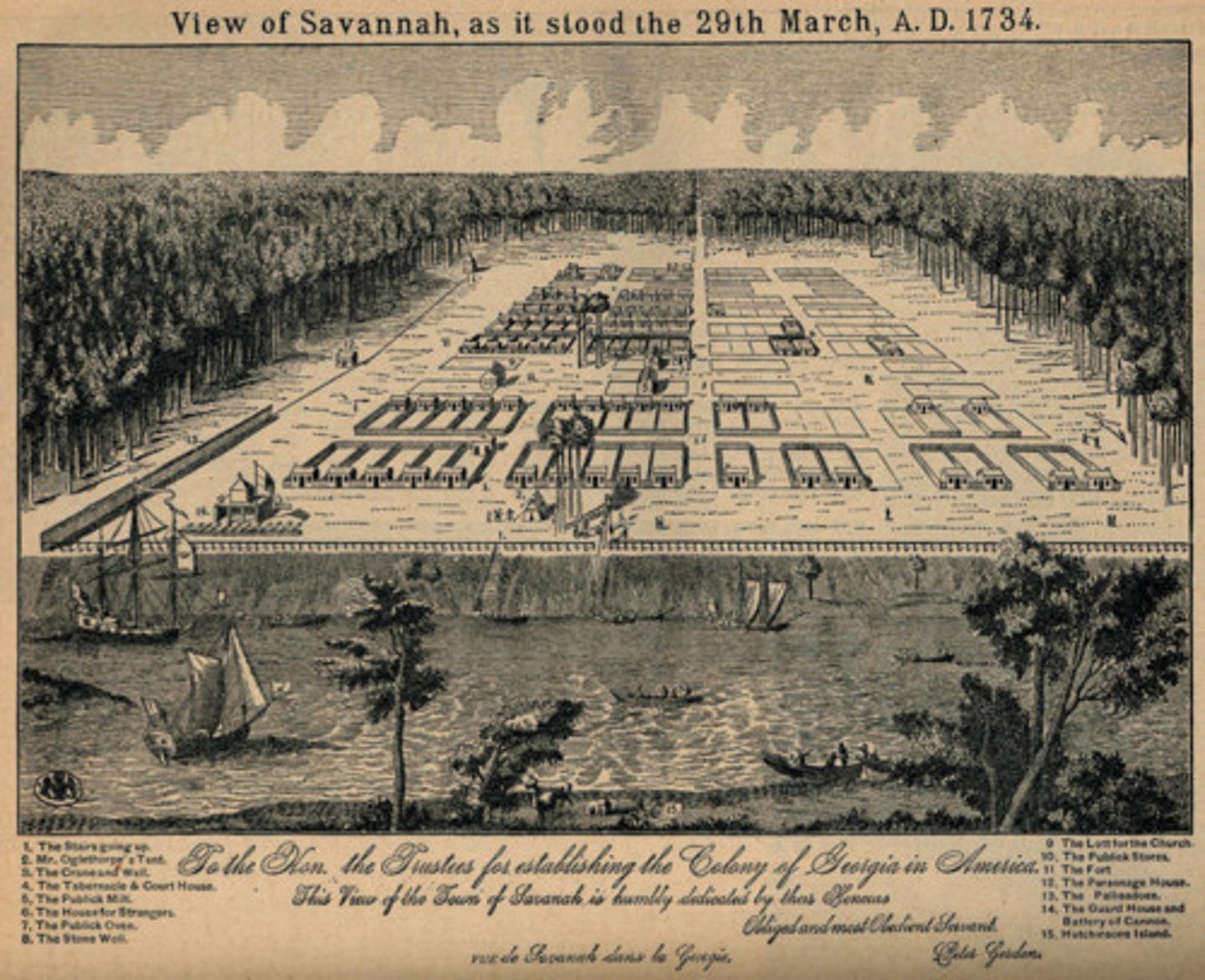 <p>What land was granted by Tomochichi to Oglethorpe?</p>