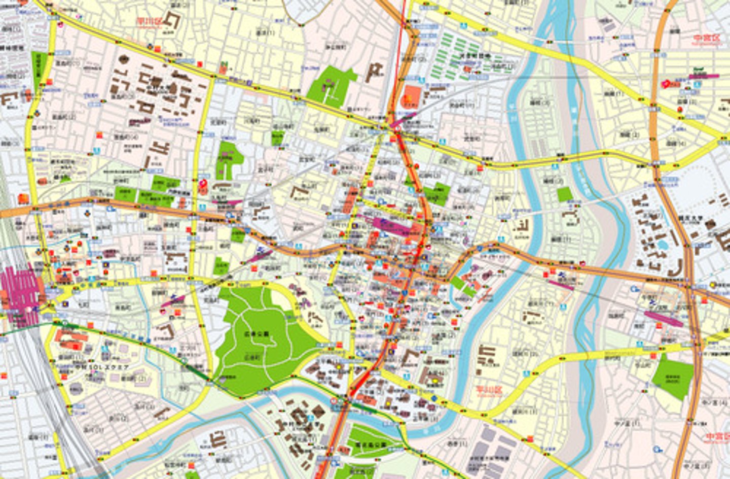 <p>~ちょうめ phường</p>
