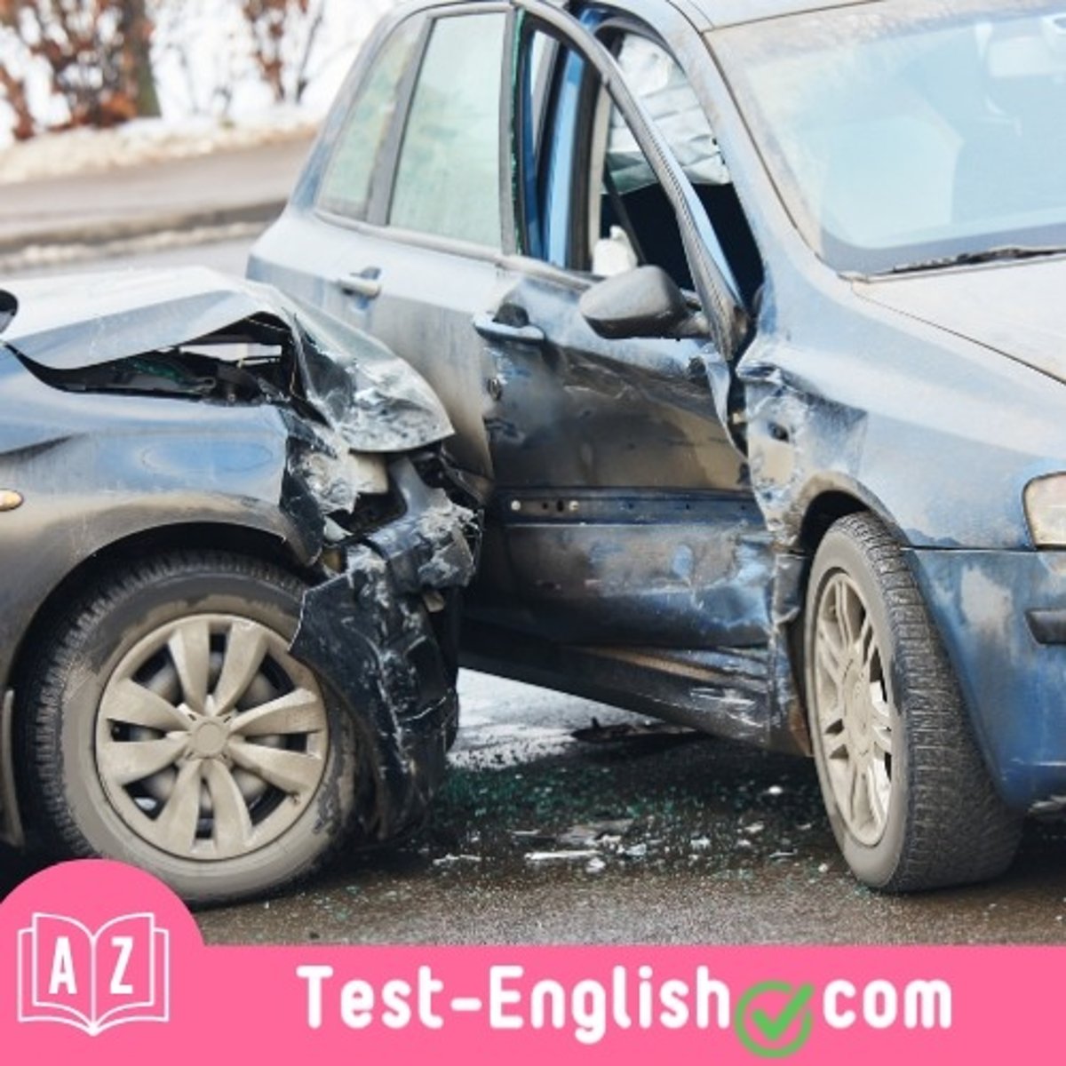 <p>There was a _____ on the highway this morning. Three people were injured. (2 words)</p>