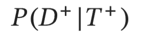 <p>if you test positive, what is the probability you actually have the disease </p>