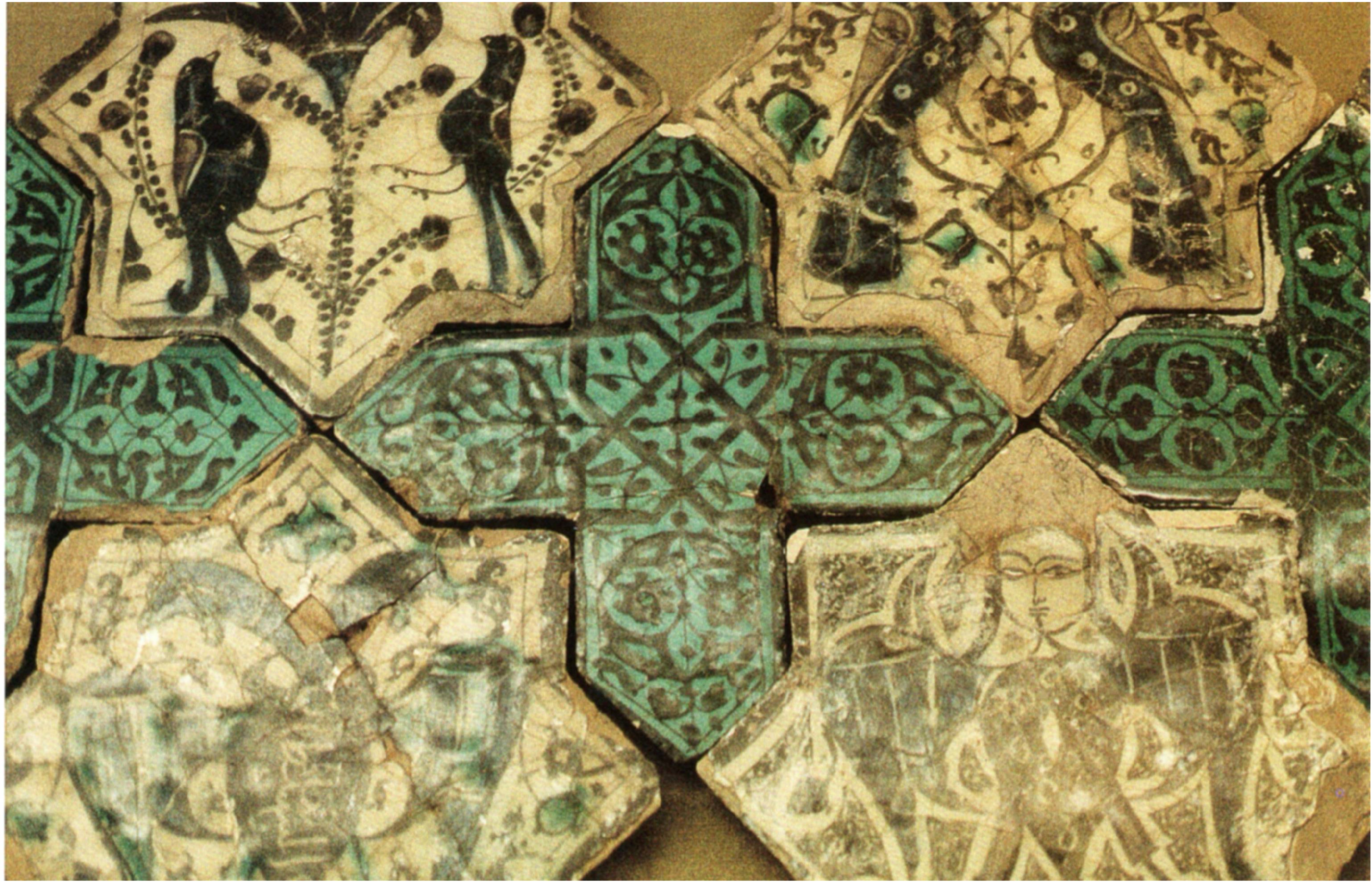 <p>Tile Panel, Konya (Turkey), 13th century</p>