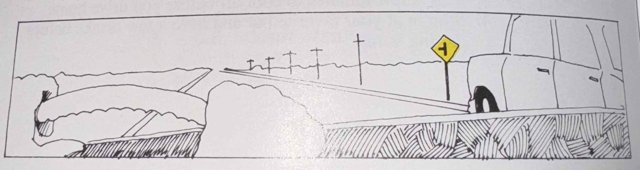 <p>You are passing a car when you see the sign on the picture. You should:</p>