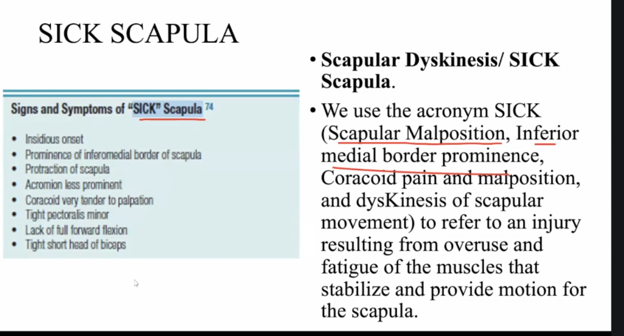 <p></p><ul><li><p>C</p></li><li><p>Labral tear - clicking pain &amp; traumatic caus&nbsp;</p></li></ul><p></p>