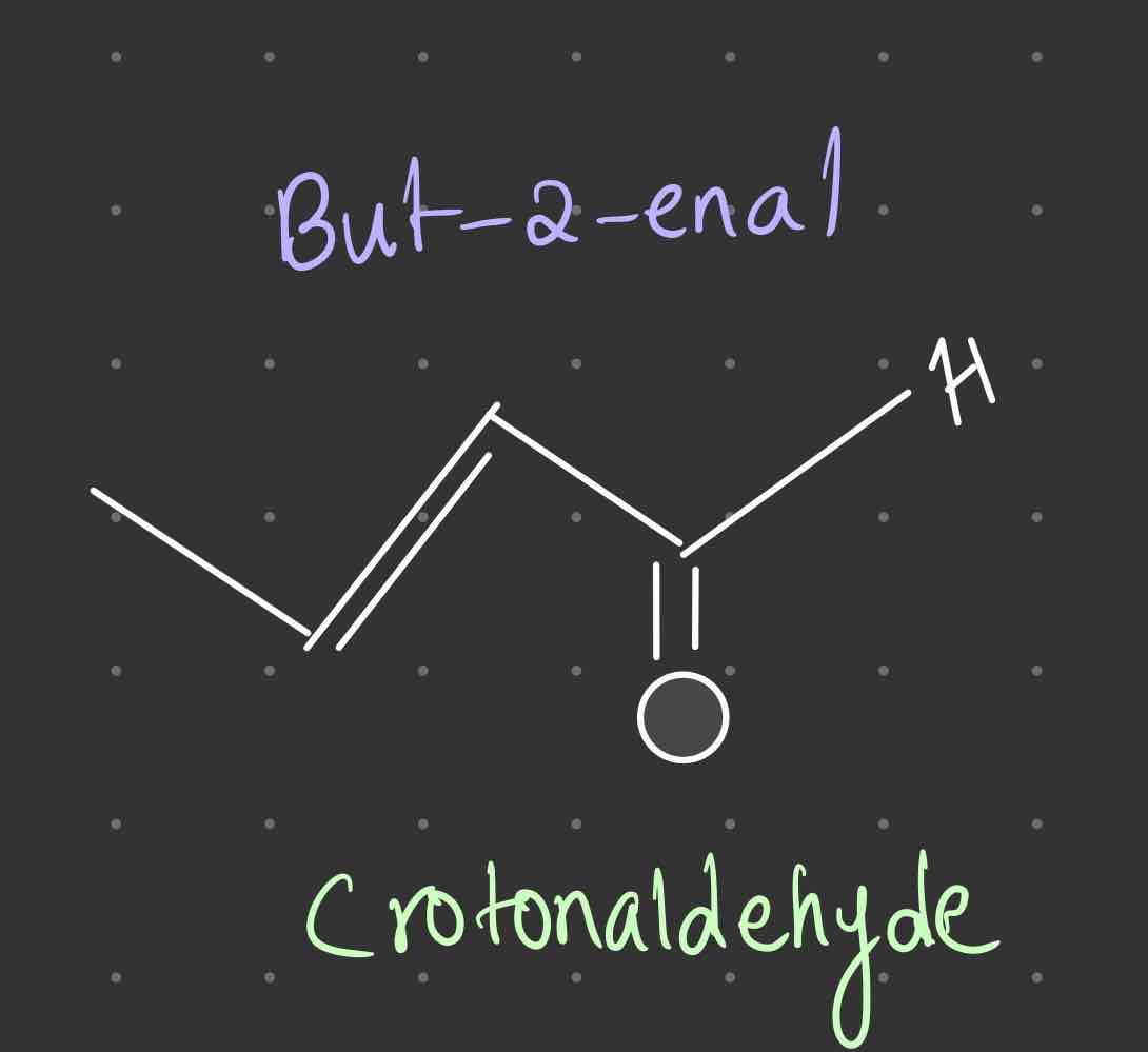 <p>What is Crotanaldehyde</p>