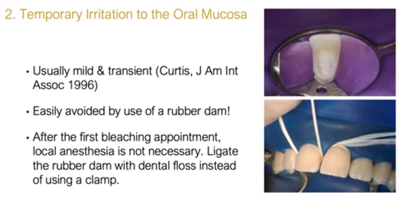 <p>Use rubber dam!</p><p>(Ligate the rubber dam with dental floss instead of using a clamp)</p>