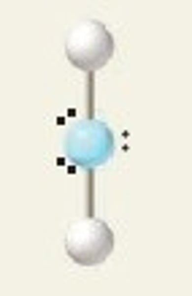 <p>2 Bonding Domains and 3 Lone Pairs</p>