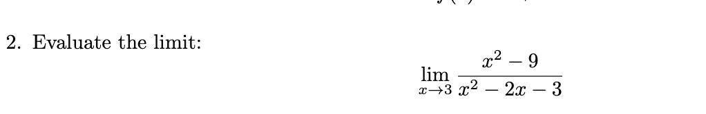 <p>Evaluate the limit</p>
