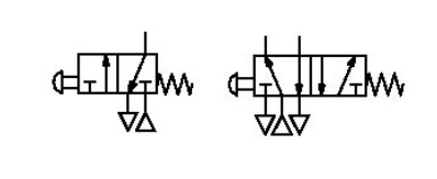 <p><span style="color: rgb(255, 255, 255);"><span>Answer each of the following:<br>(i) Identify the state that is shown for the following valves in Fig1 (g). <br>(ii) State the code which covers graphical symbols for Fluid Power Systems and components. <br>(iii) List two components required to convert mechanical power to fluid power.</span></span></p>