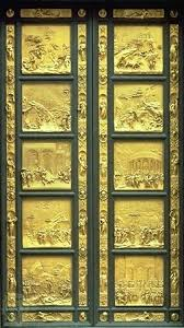 <p><span>“Gates of Paradise,” Baptistery of San Giovanni, Florence, Italy </span></p>