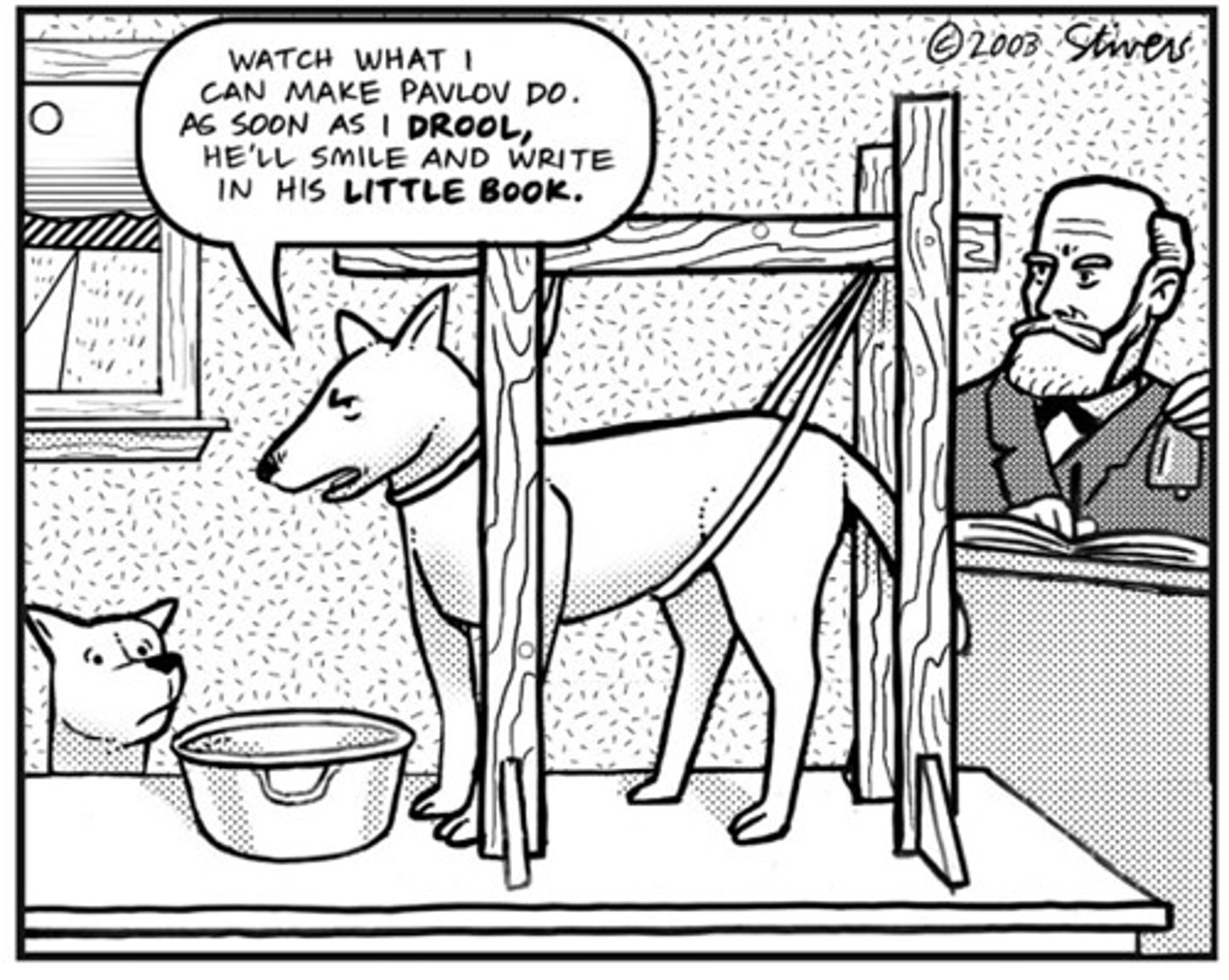 <p>discovered classical conditioning; trained dogs to salivate at the ringing of a bell</p>