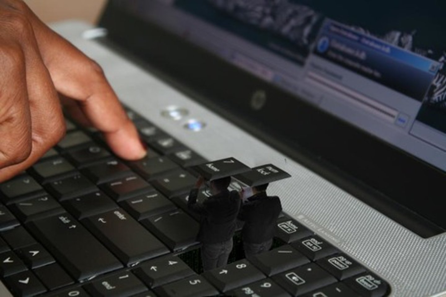 <p>a malicious program that records keystrokes.</p>