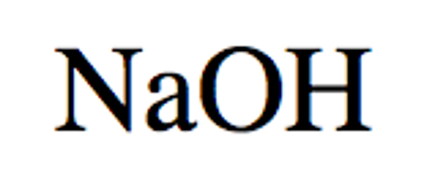 <p>Is this a strong or weak acid/base?</p><p>Sodium Hydroxide</p>