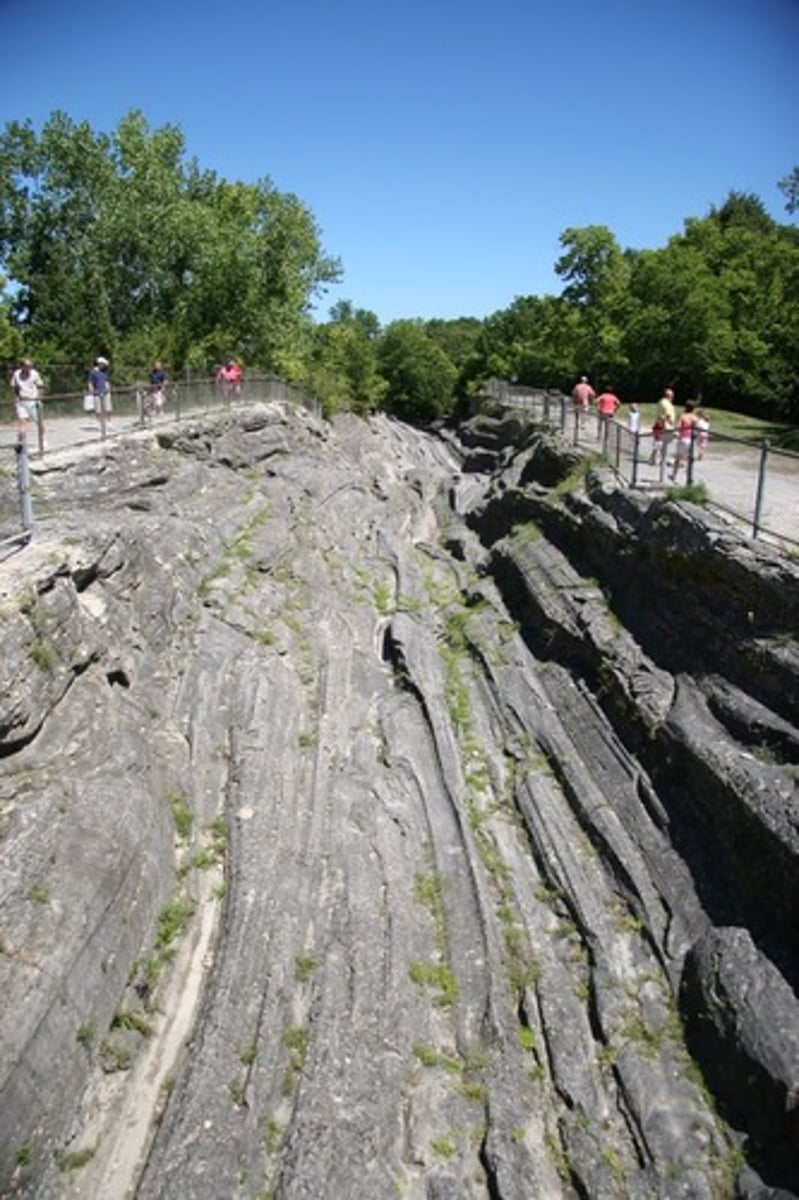 <p>physical features that are formed by ice, sediment, and rocks as glaciers melt</p>