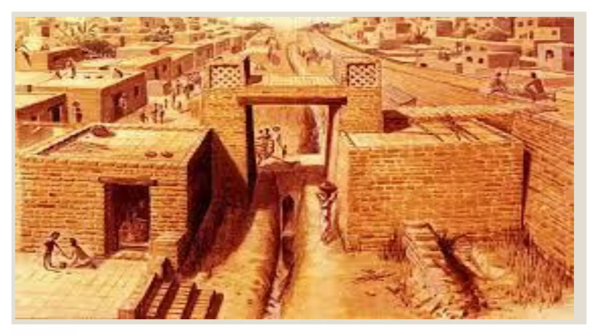 <p>They were the first urban society to intentionally avoid building religious and dynastic monuments.</p>