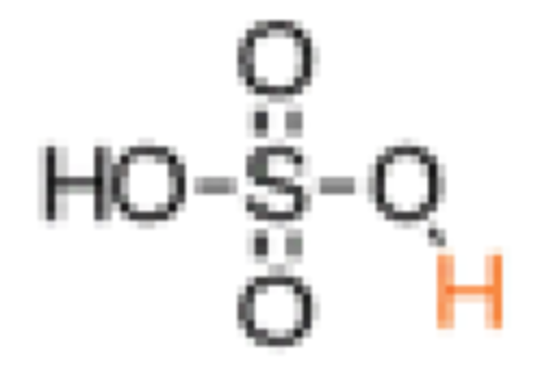 <p>Sulfuric Acid</p>