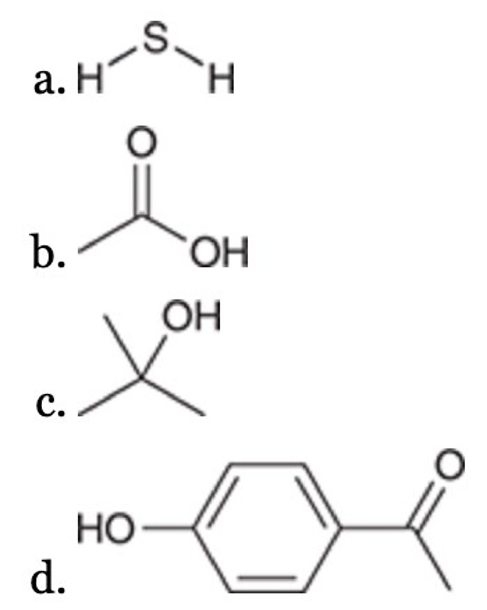 <p>All of the following are more acidic than water (H2O) EXCEPT:</p>