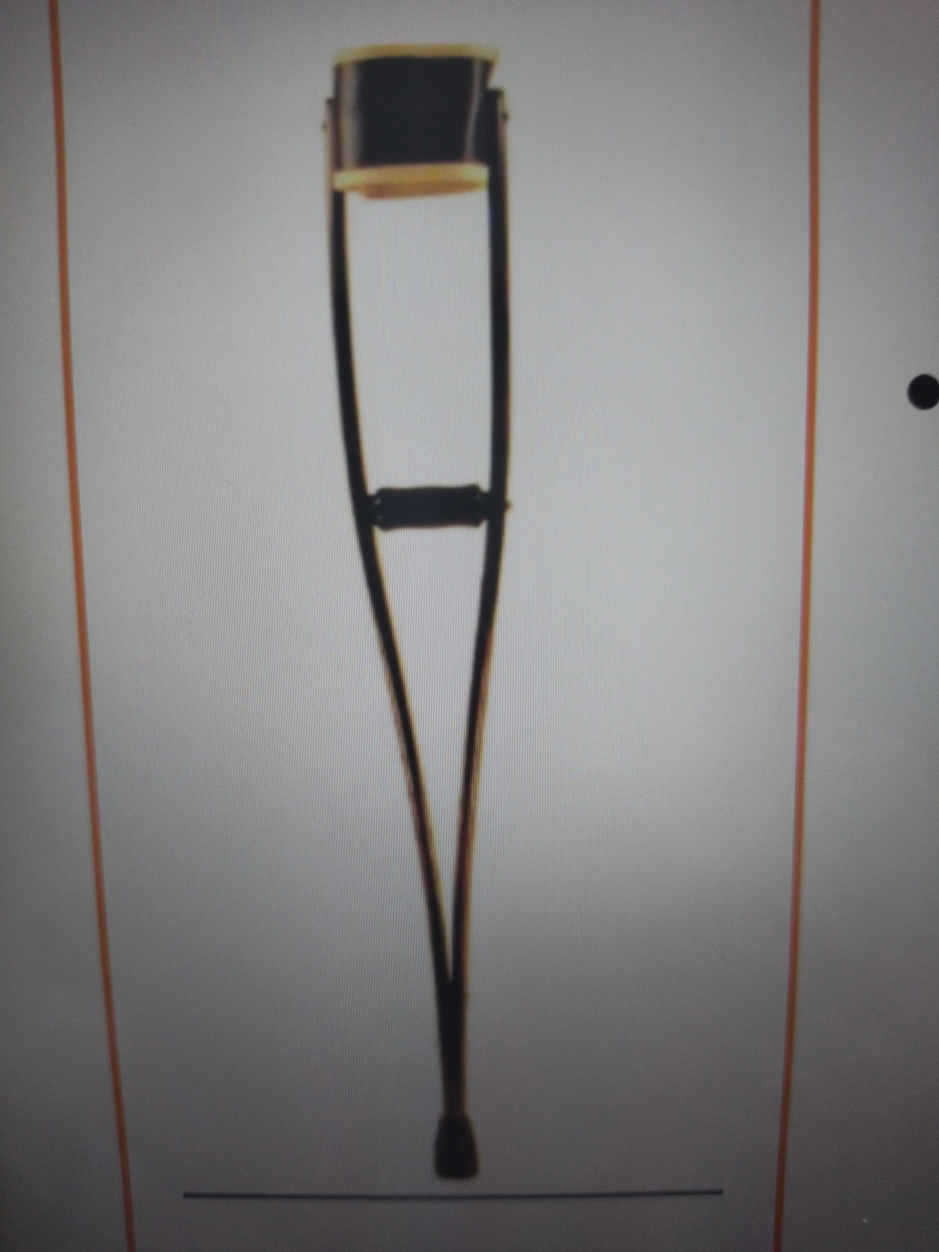 * Aka Kenny Stick
* It is a wooden crutches that has a leather band on the proximal portion of forearm.
* It is first design for patients with polio
* Proximal UE muscles are functional but distal part has weakness so they can't hold or control orthosis using their distal parts.