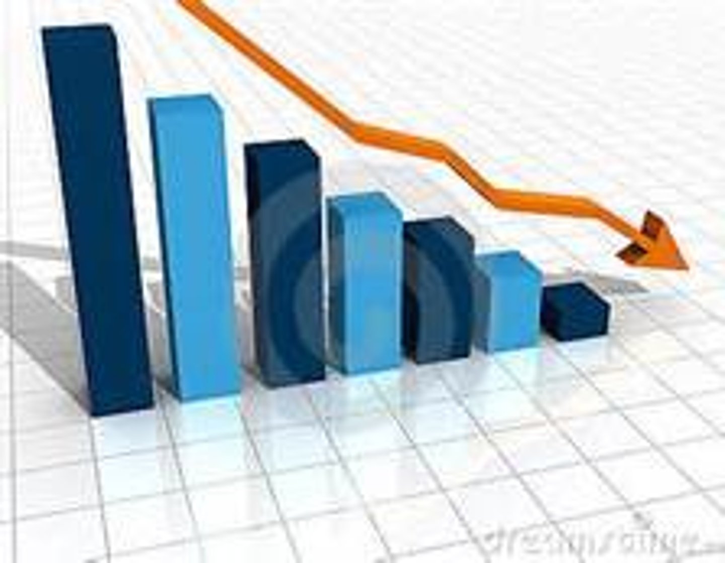 <p>to gradually become less, worse, or lower: giảm, suy giảm.</p>