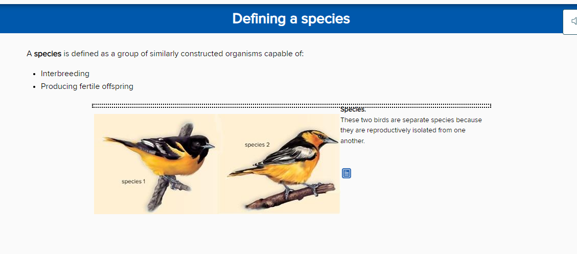 <p><span style="font-family: Arial, sans-serif">What criteria is necessary for a group of organisms to be considered the same species?</span></p>