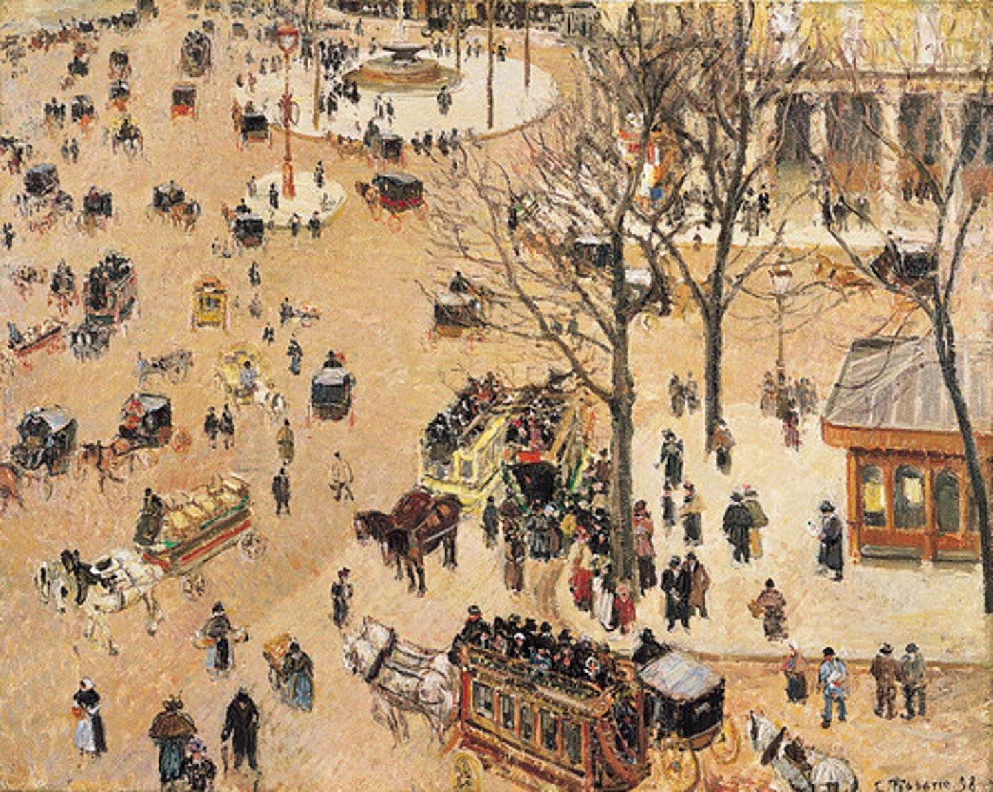 <p>a plaza, a town square</p>