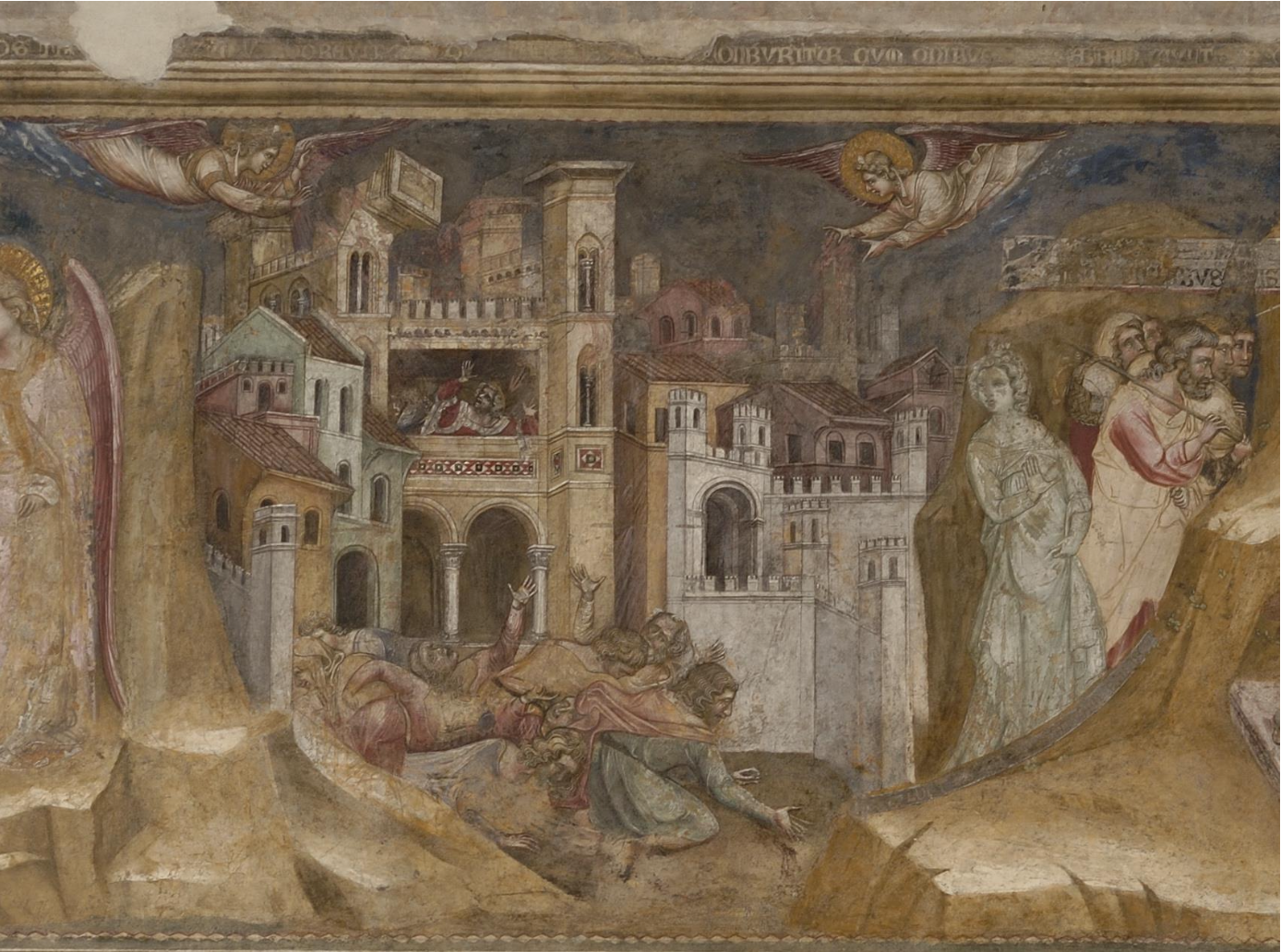 <p>The Destruction of Sodom and Gomorrah - Palatine Chapel of the Da Carrara</p>