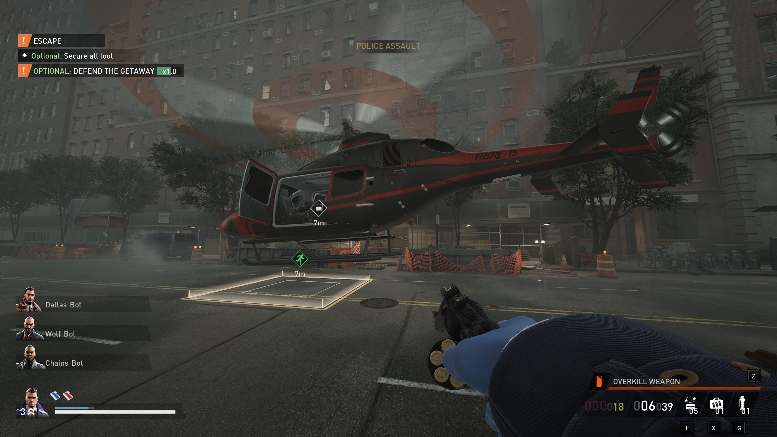 <p>to escape (だっそう)</p>