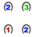 <ul><li><p>1st beat = left hind leg</p></li><li><p class="MsoListParagraphCxSpMiddle">2nd beat = right hind / left fore</p></li><li><p class="MsoListParagraphCxSpLast">3rd beat = right fore leg</p></li></ul><p></p>