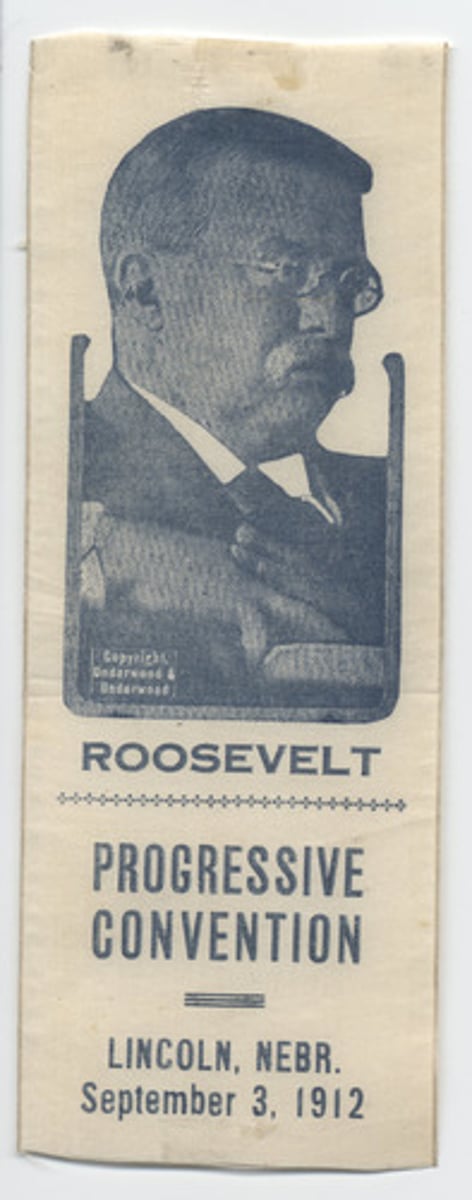 <p>Also known as the "Bull Moose Party," this political party was formed by Theodore Roosevelt in an attempt to advance progressive ideas and unseat President William Howard Taft in the election of 1912.</p>