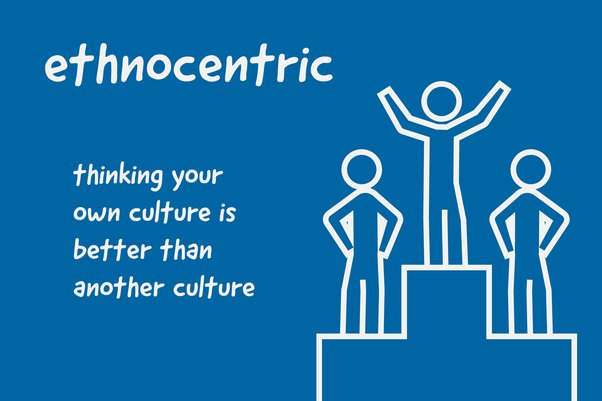 <p><span style="font-family: UICTFontTextStyleBody, serif; line-height: 116%;"><strong><span>The belief that one's own ethnic or cultural group is superior, using its own standards.</span></strong></span></p>
