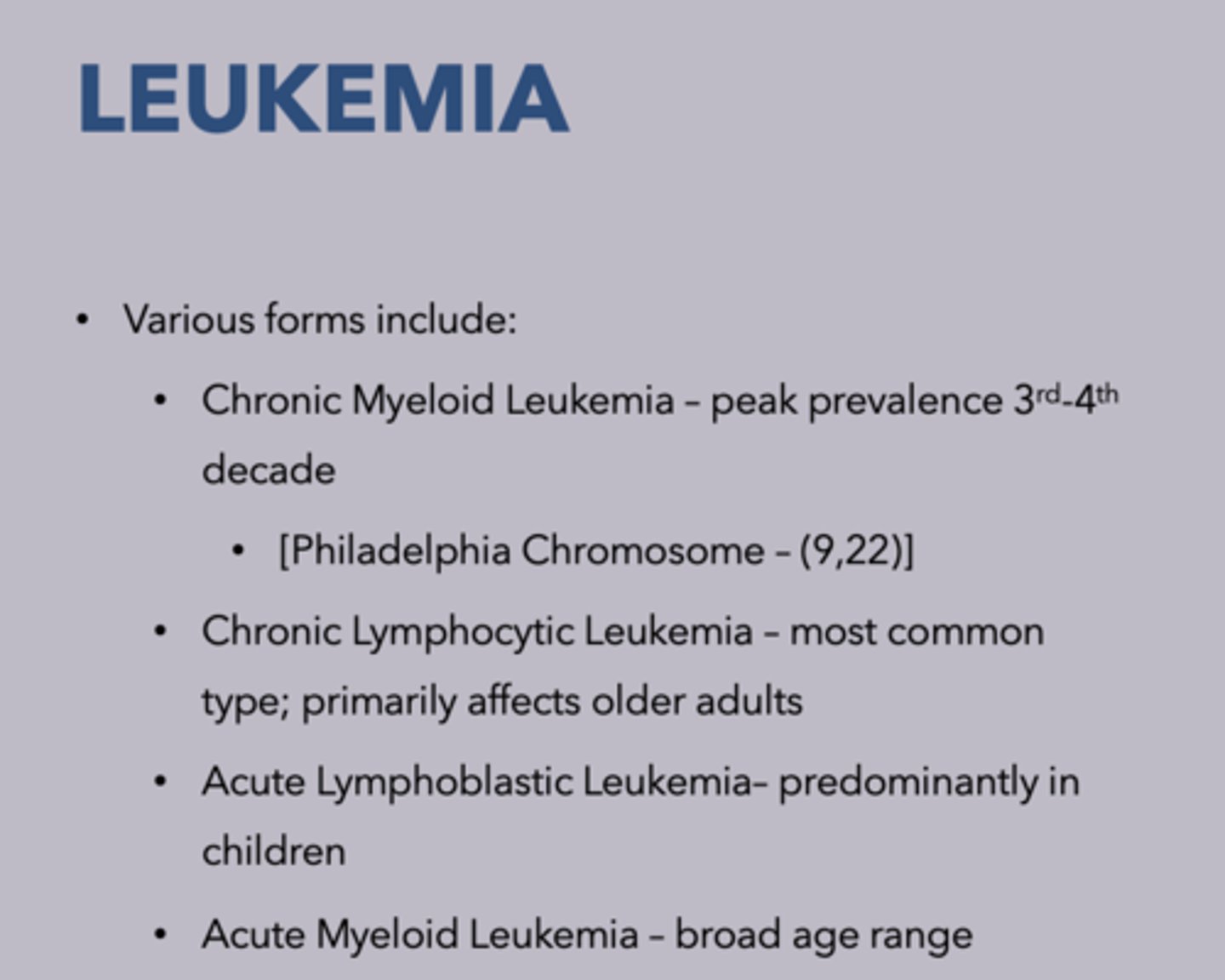 <p>Chronic Lymphocytic Leukemia (CLL)</p>