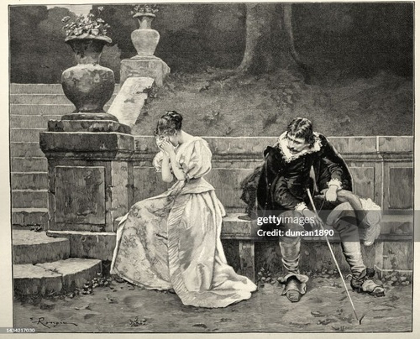 <p>the broken engagement</p>