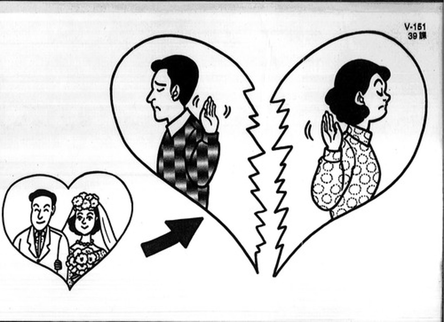 <p>to divorce</p>